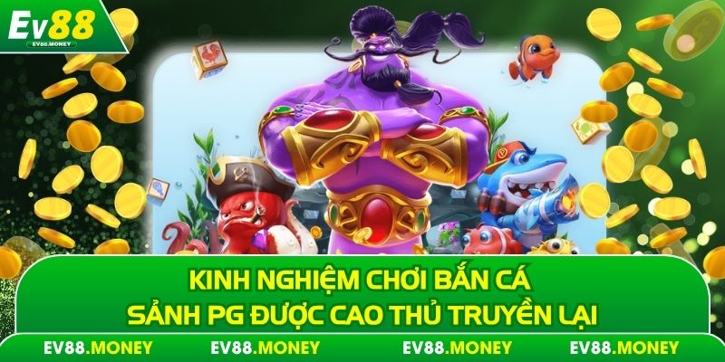 Kinh nghiệm chơi bắn cá sảnh PG được cao thủ truyền lại
